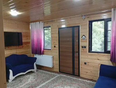 کلبه دوخوابه چوبی فردوس