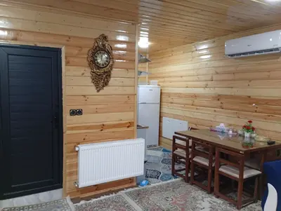 کلبه دوخوابه چوبی فردوس