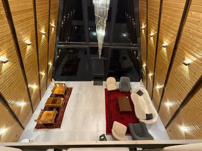 کلبه دوخوابه سوئیسی استخردار رسا