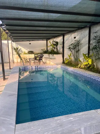 ویلا سه خوابه استخردار آبگرم جنگلی پاناروما