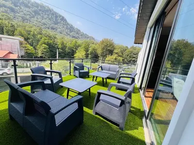 ویلا سه خوابه استخردار آبگرم جنگلی پاناروما