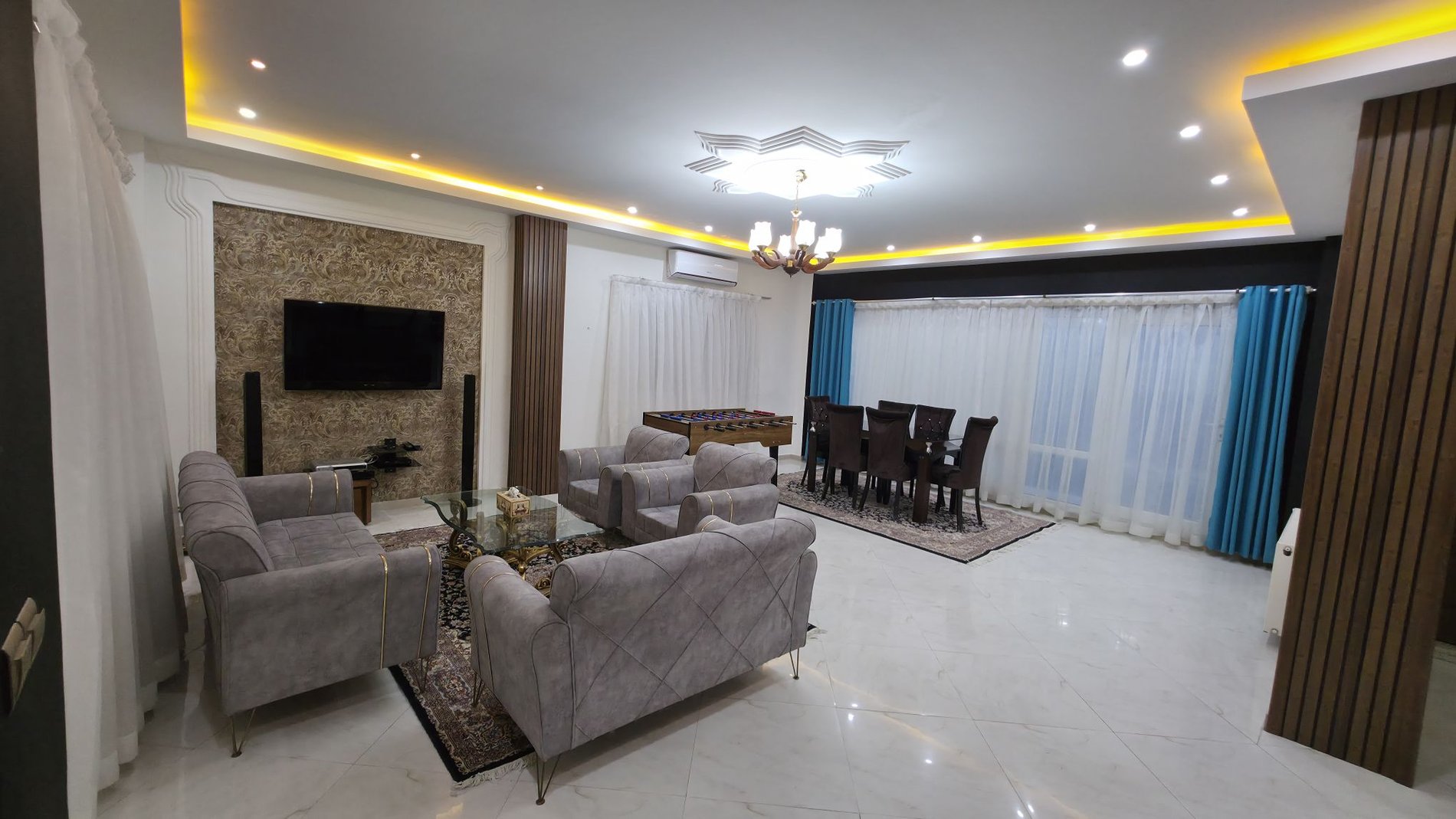 سه خوابه استخردار بنفشه