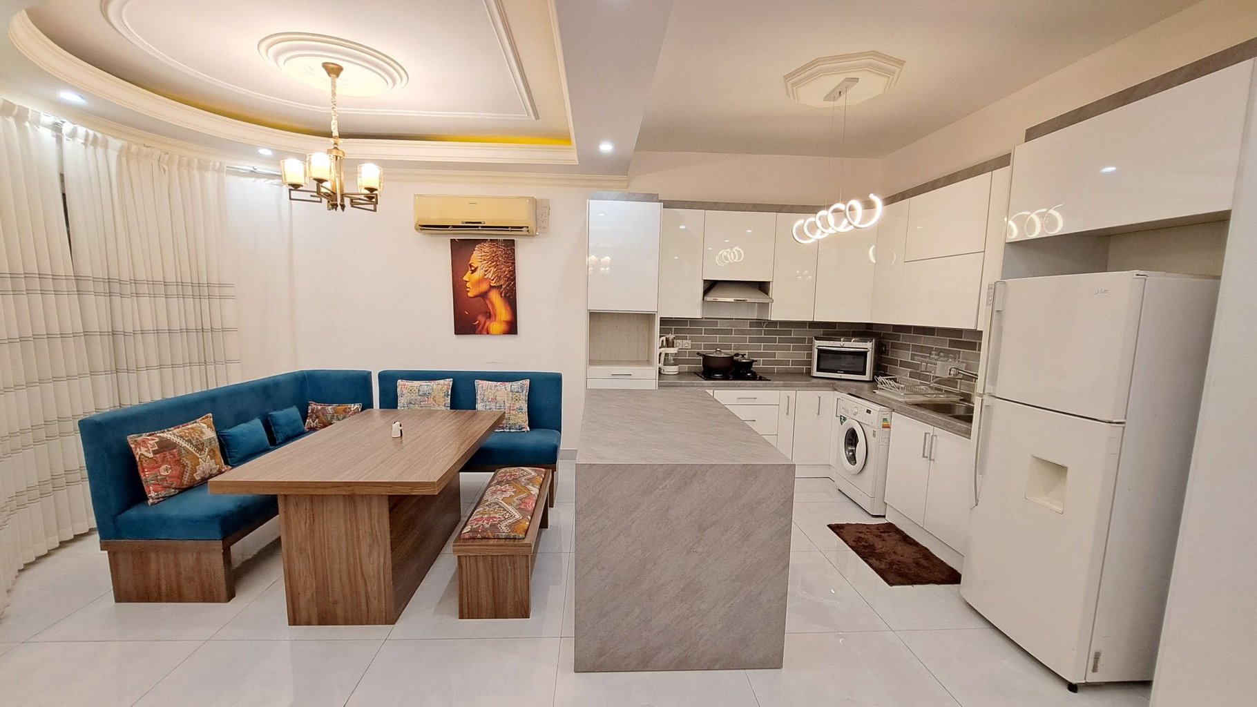 سه خوابه دوبلکس دنج دیدنیها