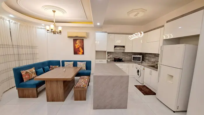 ویلا سه خوابه دوبلکس دنج دیدنیها - نهار خوری و آشپزخانه
