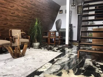 کلبه یک خوابه دوبلکس جکوزی دار چوبی یارا