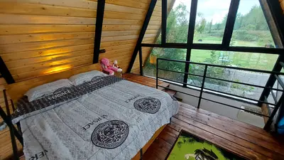 کلبه دوخوابه سوئیسی رویایی