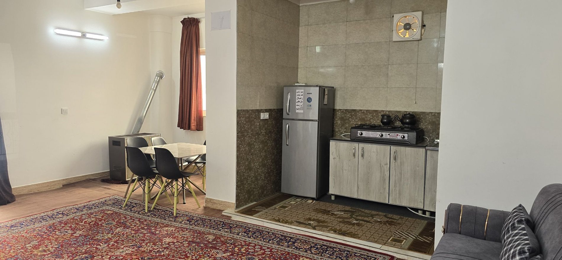 آپارتمان دوخوابه فیلبند طبقه ۳