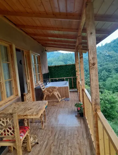 کلبه یک خوابه جکوزی دار نارنج