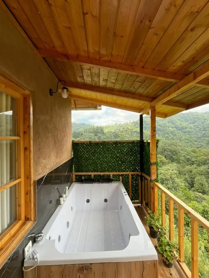 کلبه یک خوابه جکوزی دار نارنج