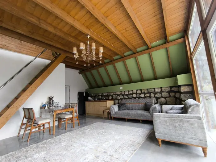 کلبه دوخوابه جکوزی دار طلای سبز