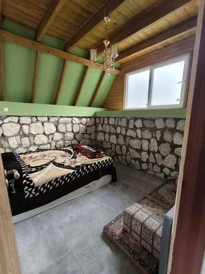 کلبه دوخوابه جکوزی دار طلای سبز