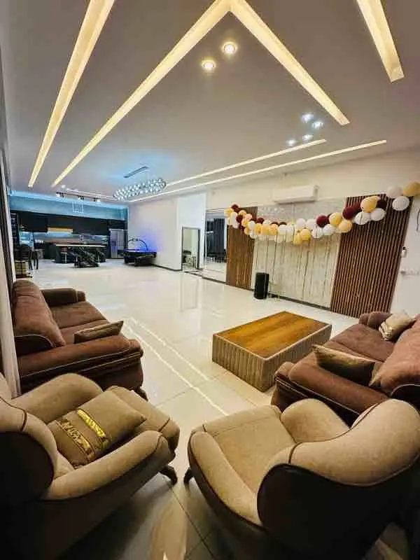 ویلا دوخوابه استخردار آبگرم شیخ - سالن و مبلمان تختشو