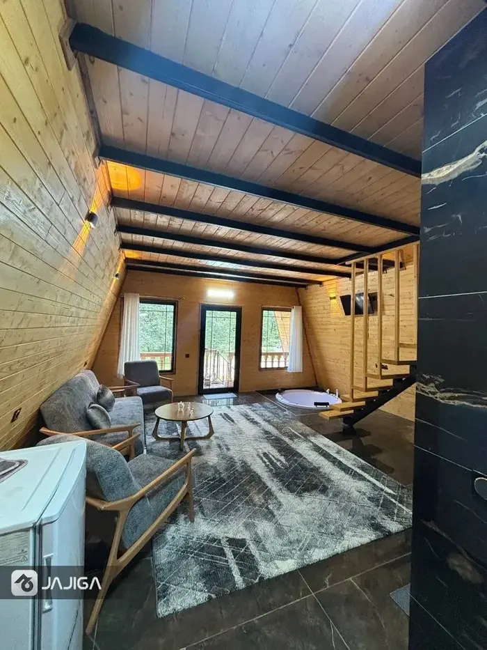 بوم گردی یک خوابه جکوزی دار سوئیسی ایران زمین لفور