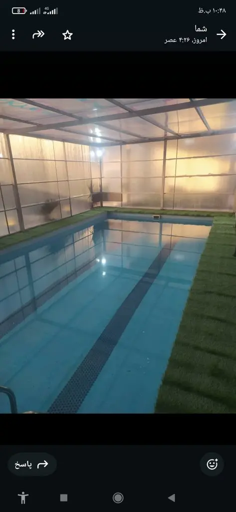 ویلا دوخوابه استخردار آبگرم گلشن 4