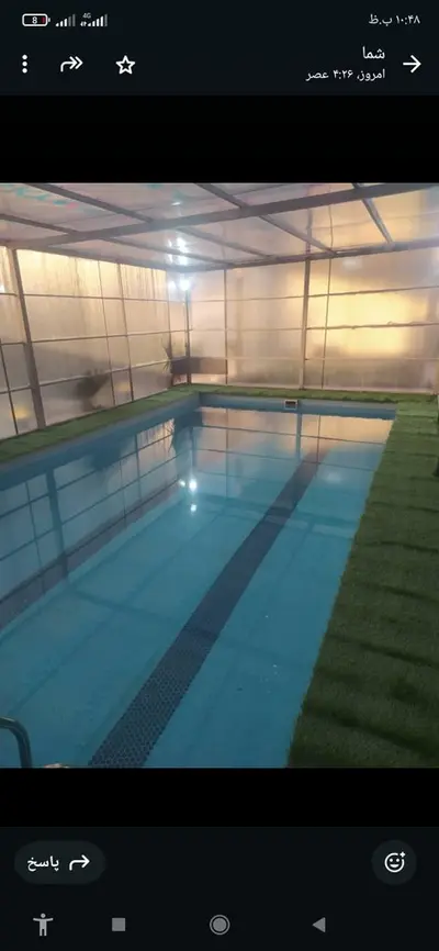 ویلا دوخوابه استخردار آبگرم گلشن 4