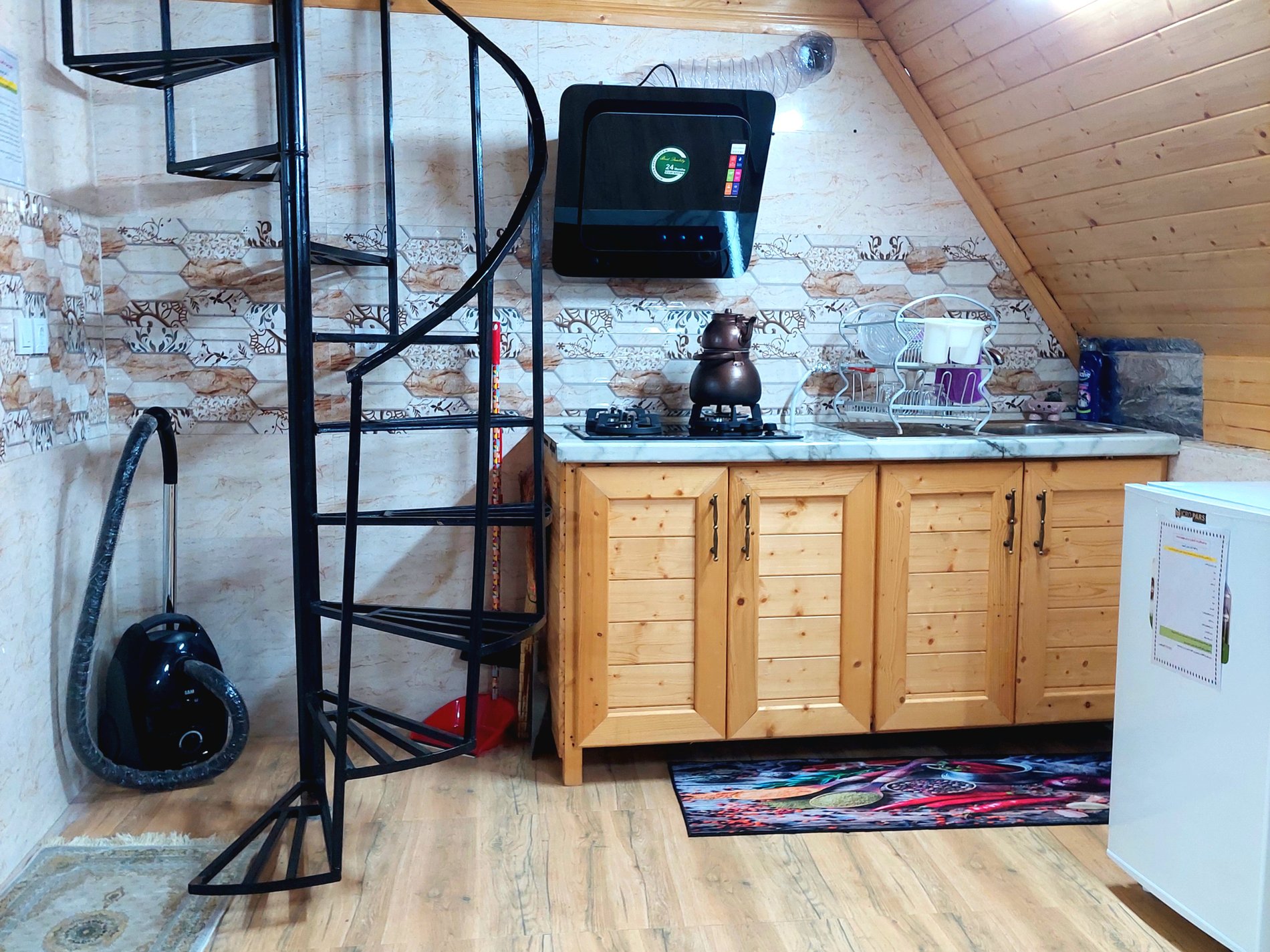 کلبه یک خوابه دوبلکس سوئیسی آیناز