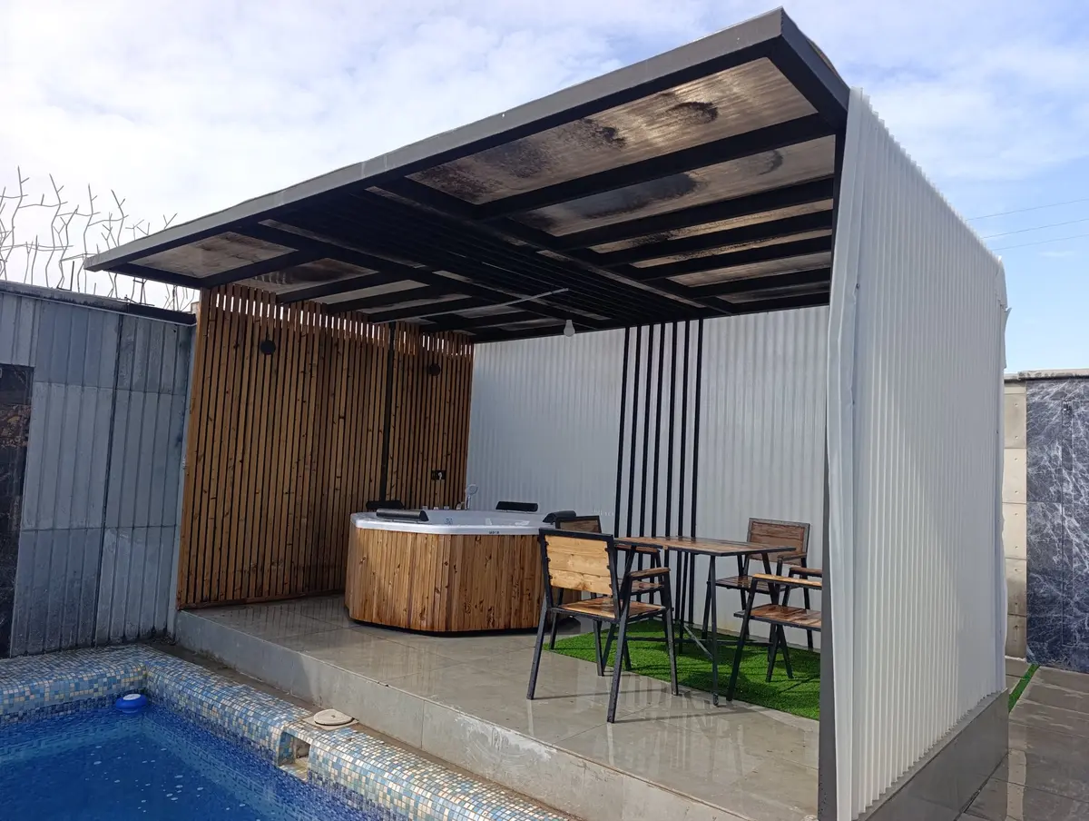 ویلا دوخوابه استخردار آبگرم یاسین