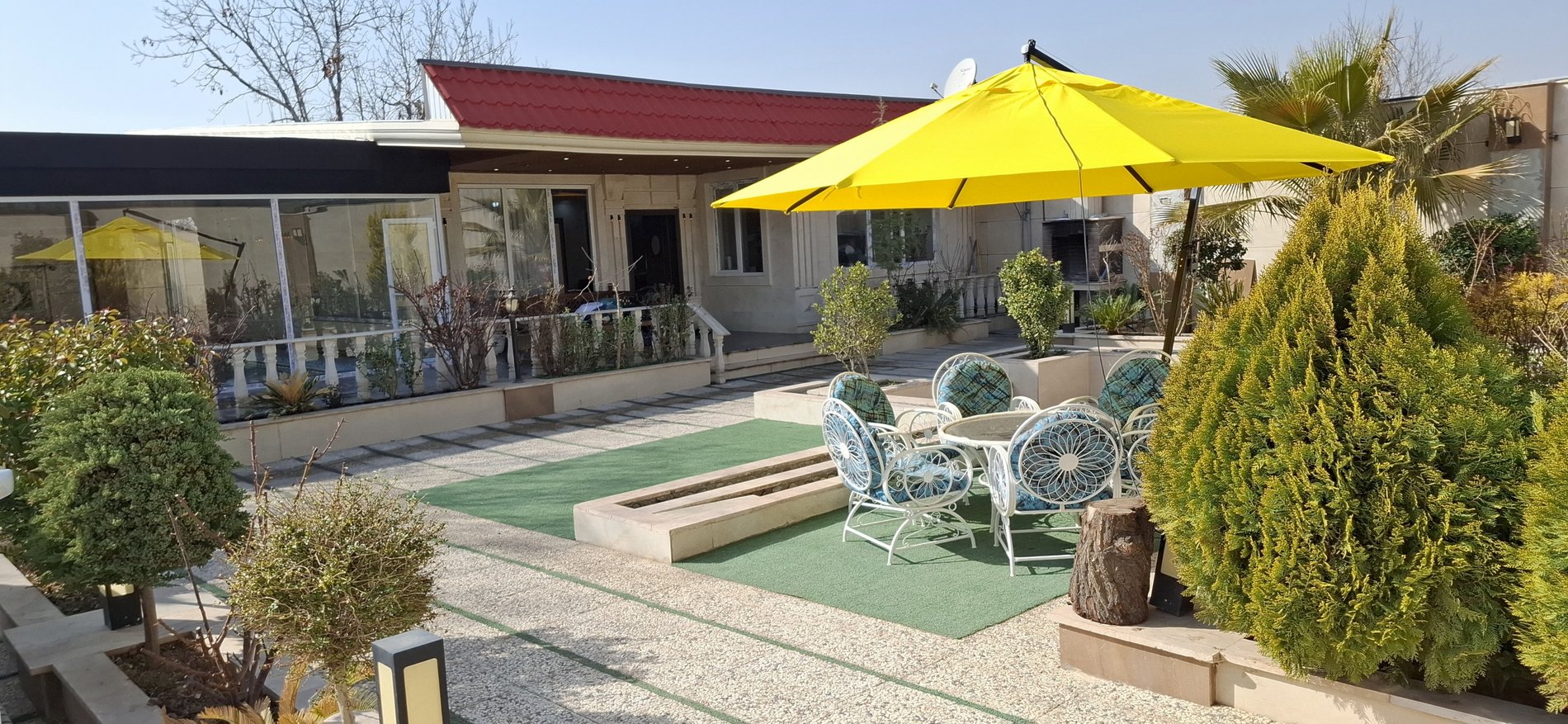 ویلا دوخوابه استخردار آبگرم ماهان 10