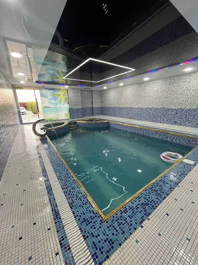 ویلا دوخوابه استخردار آبگرم عمارت آسنا