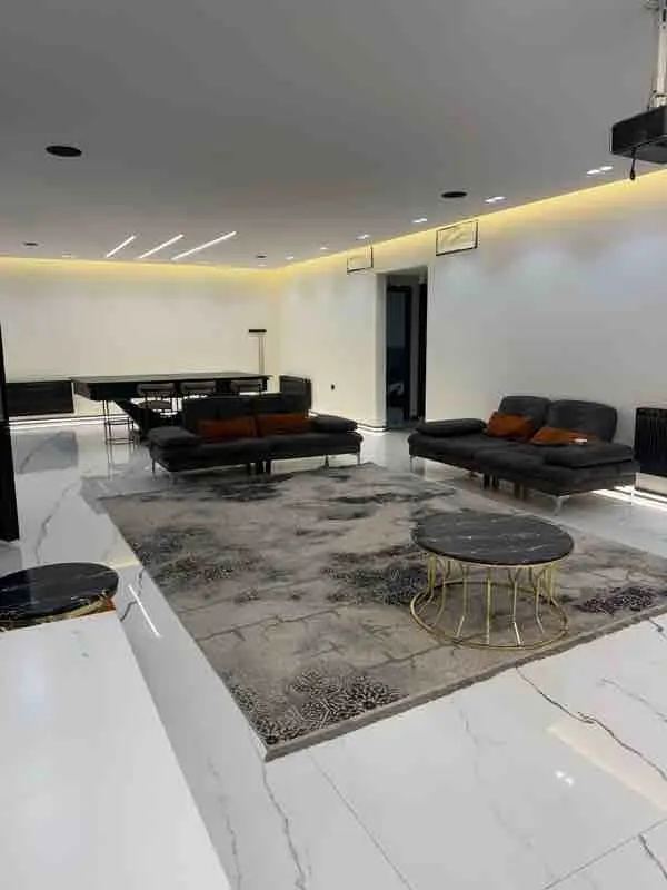 ویلا دوخوابه استخردار آبگرم اکرمی - پذیرایی