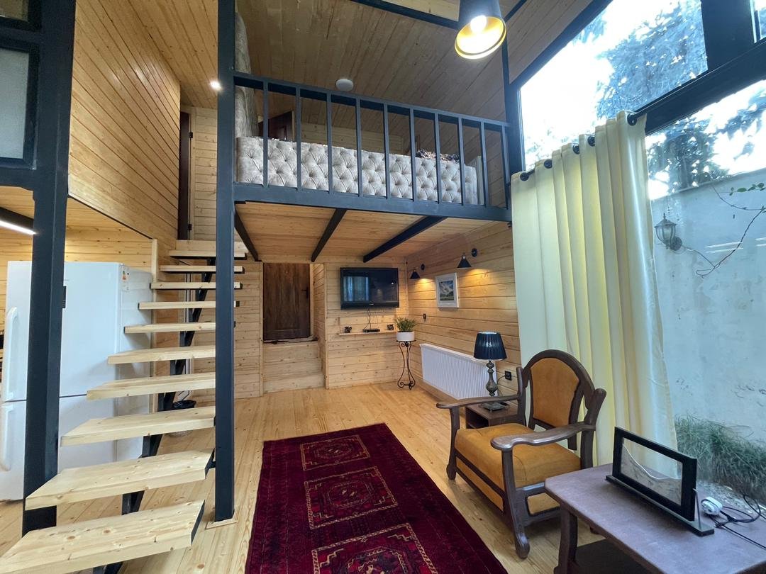 کلبه دوخوابه دوبلکس استخردار آبگرم زمرد