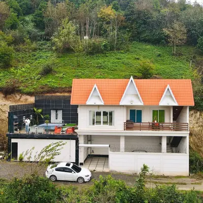 ویلا دوخوابه جنگلی استخردار آبگرم البرز