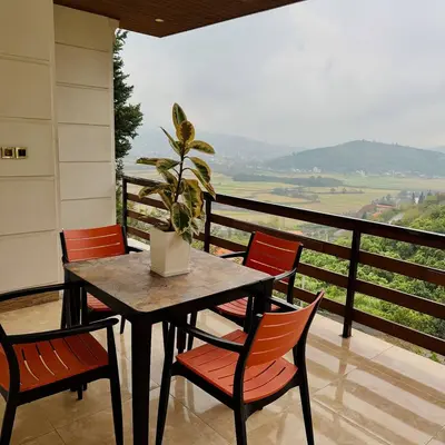 ویلا دوخوابه جنگلی استخردار آبگرم البرز