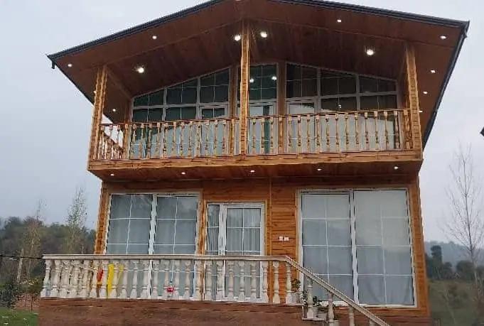 کلبه کلبه چوبی شب پر ستاره تاسکوه 