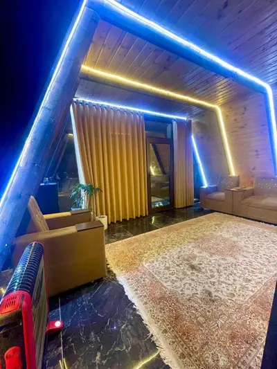 کلبه دوخوابه سوئیسی جکوزی دار کیمیا