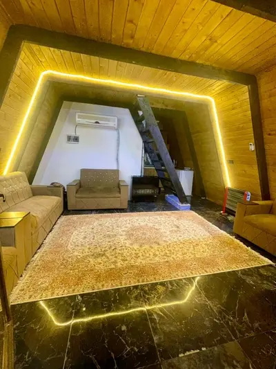 کلبه دوخوابه سوئیسی جکوزی دار کیمیا