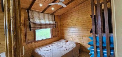 کلبه دوخوابه جکوزی دار جنگلی ازدار لفور