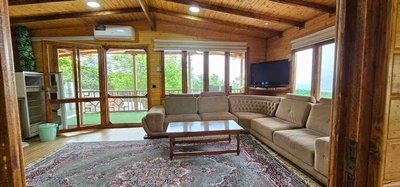 کلبه دوخوابه جکوزی دار جنگلی ازدار لفور