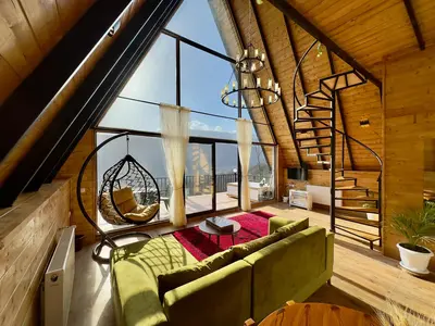 کلبه یک خوابه سوئیسی جکوزی دار دامان اربکله