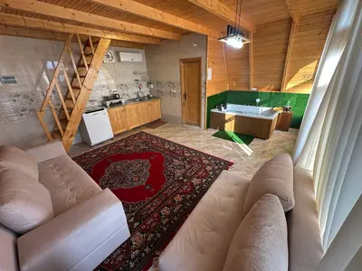 کلبه یک خوابه سوئیسی جکوزی دار آریا