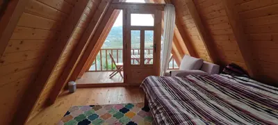 کلبه یک خوابه سوئیسی جکوزی دار آریا