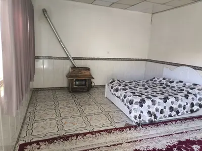 کلبه دوخوابه چوبی استخردار آبگرم مردانه