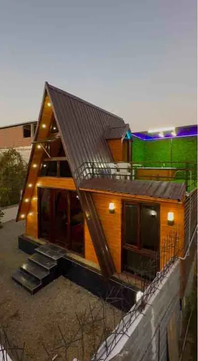 کلبه دوخوابه جکوزی دار بورا