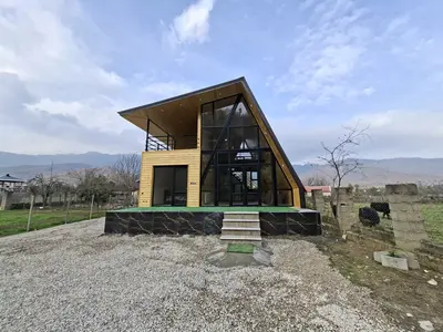 کلبه سه خوابه چوبی دایان