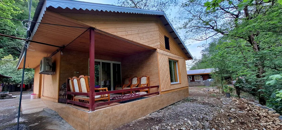 کلبه دوخوابه چوبی امیرعلی