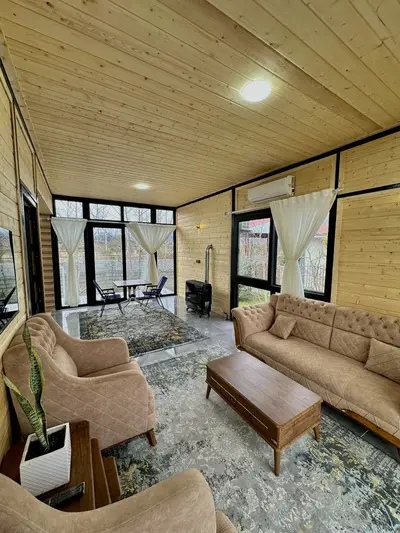 کلبه یک خوابه باغ گردو رستگار