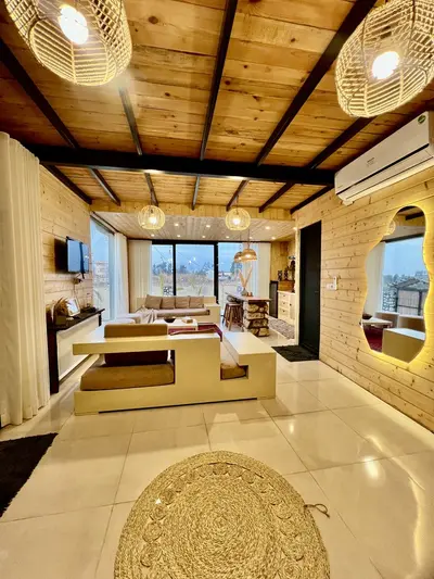 کلبه یک خوابه استخردار آبگرم سوئدی کُرال