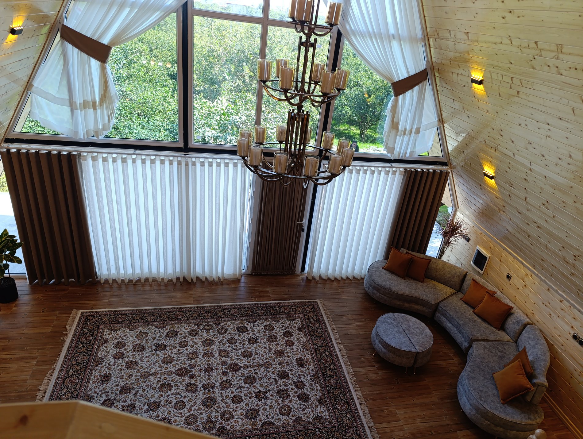 کلبه دوخوابه سوئیسی دوبلکس باغ بهشت