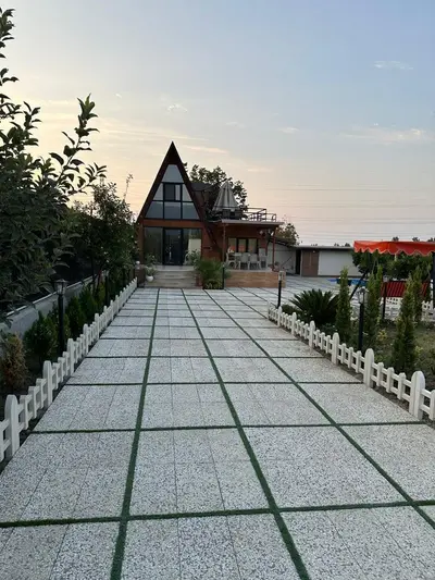 کلبه دوخوابه استخردار آبگرم نارگل