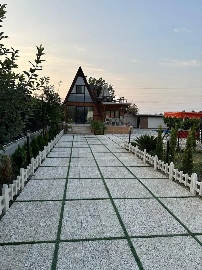 کلبه دوخوابه استخردار آبگرم نارگل