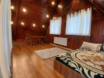 کلبه یک خوابه استخرداد آبگرم سوئیسی پناه