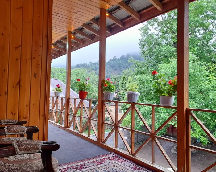 کلبه دوخوابه جنگلی رهگذر