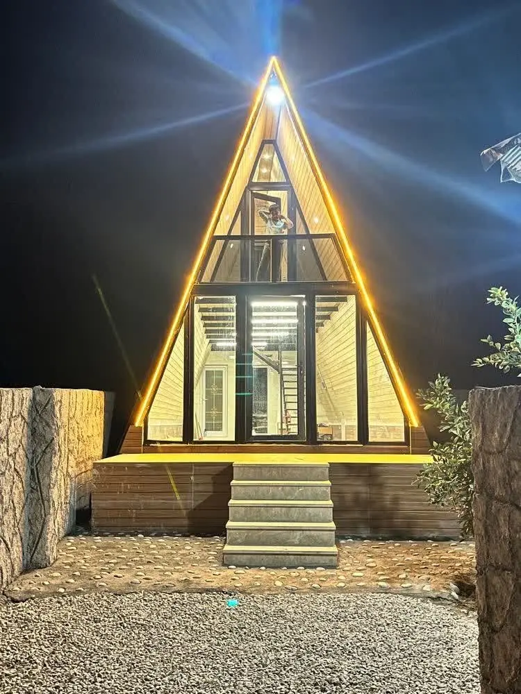 کلبه دوخوابه سوئیسی جکوزی دار هاشمیان