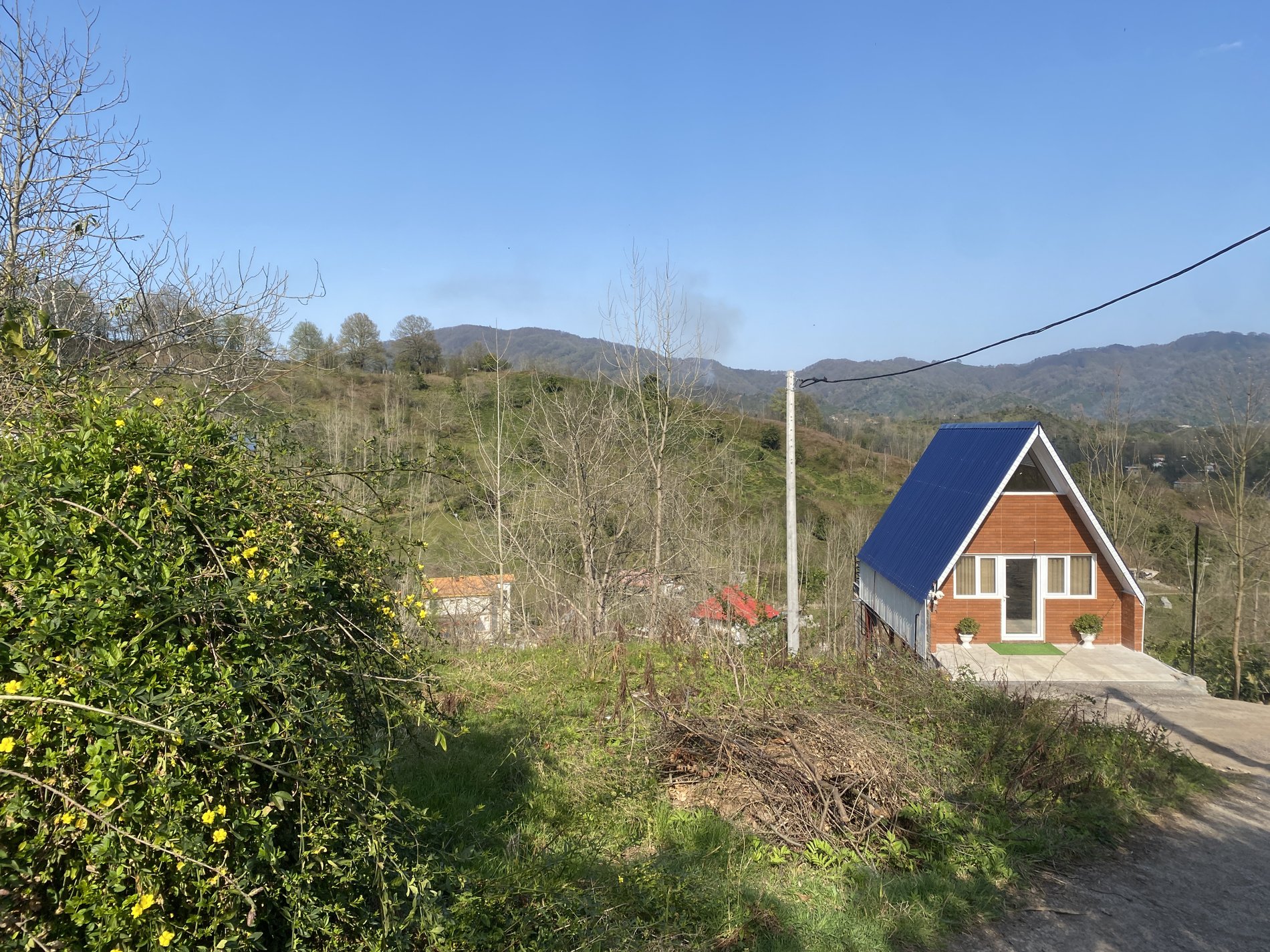 کلبه یک خوابه سوئیسی چای