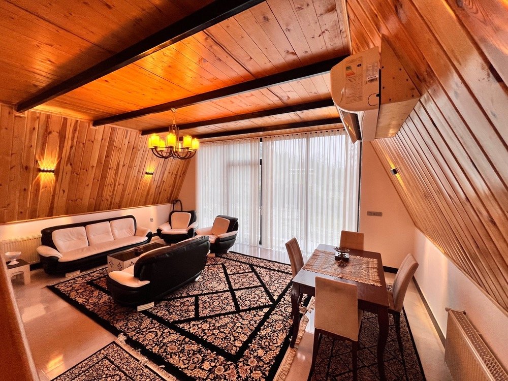 کلبه دوخوابه جنگلی سوئیسی دوبلکس اهورا