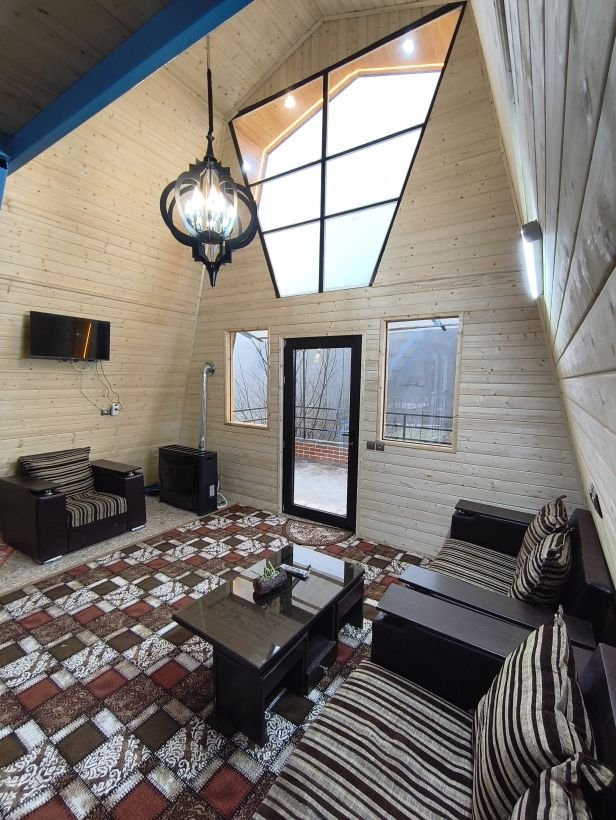 کلبه کلبه جنگلی دوخوابه سوئیسی شاهکلا 